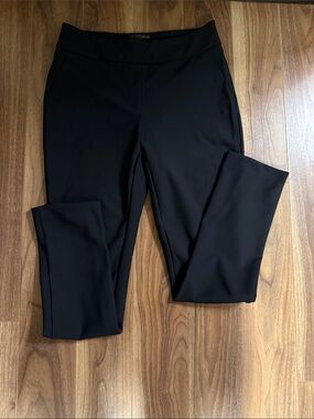 Christian Siriano Black Straight-Leg Ponte Pants